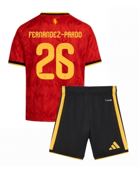 Billige Fotballdrakt Belgia Matias Fernandez-Pardo #26 Replika Hjemmedraktsett Barn VM 2026 Kortermet (med bukser)